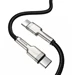 USB 2.0-kabel, C  till C, Svart, 100 Watt, 1 meter