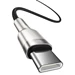 USB 2.0-kabel, C  till C, Svart, 100 Watt, 1 meter