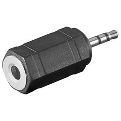 Adapter, 3-polig 2.5 mm hane till 3-polig 3.5 mm hona