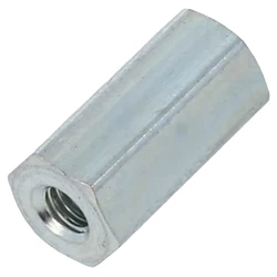 Distansskruv i metall, M 2.5, inv/inv, 10 mm, 50-pack