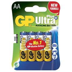 GP Ultra Plus Alkaline AA 4-pack