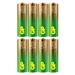 GP Ultra Alkaline AA-batteri, 1.5 Volt, 8-pack