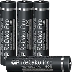GP ReCyko Pro AAA-batteri 800 mAh, 4-pack