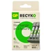 GP ReCyko batteriladdare B441 + 4 AAA-batterier 850 mAh