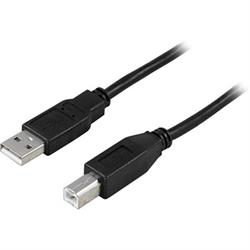 USB 2.0-kabel, A hane > B hane, 1.8 meter