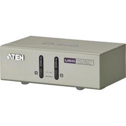 ATEN KVM-switch, 1 konsol styr 2 datorer