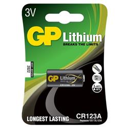 GP Lithiumbatteri, CR 123A