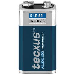 Alkaliskt batteri 9 Volt, tecxus maximum