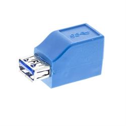 USB 3.0 adapter, Typ A ho - Typ B ho, blå