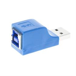 USB 3.0 adapter, Typ A ha - Typ B ho, blå