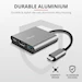 Trust Dalux 3-i-1 USB-C-adapter