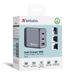 Verbatim 3-ports GaN USB-laddare, 100 Watt