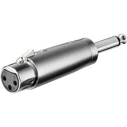 3-polig XLR-hona > teleplugg 6.3 mm, mono