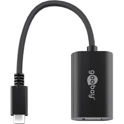 Goobay adapter USB-C till DisplayPort (4k 60 Hz), svart