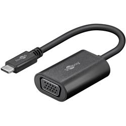 Goobay USB-C till VGA-adapter, svart