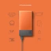 GP Powerbank M2 USB-C PD 10000 mAh orange