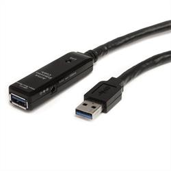 10 m aktiv USB 3.0-förlängningskabel - M/F 