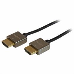 Pro Höghastighets-HDMI-kabel i metall, Hane > Hane, 1 meter