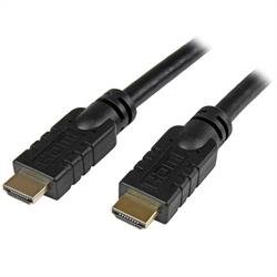 Höghastighets-HDMI-kabel M/M - aktiv - CL2 i väggen - 30 m 