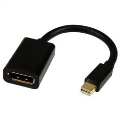 15 cm Mini DisplayPort till DisplayPort-videokabeladapter – M/F 