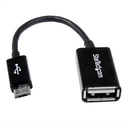 12 cm Micro USB till USB OTG-värdadapter (på-språng) M/F 