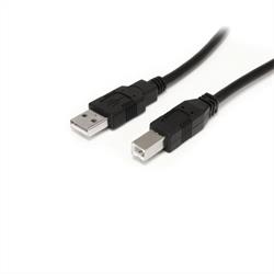10 m aktiv USB 2.0 A- till B-kabel - M/M 
