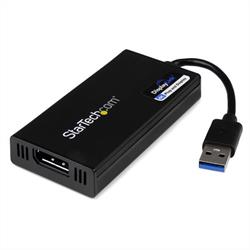 USB 3.0 till 4K DisplayPort-videoadapter för flera externa skärmar - DisplayLink-certifierad - Ultra HD 4K 