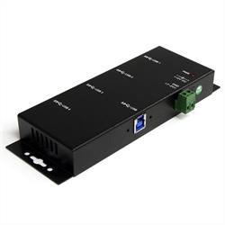 Industriell USB 3.0-hubb med 4 portar - monterbar 