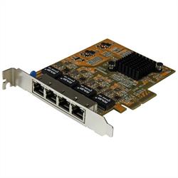 PCIe Gigabit-nätverkskortadapter med 4 portar 
