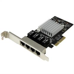 Gigabit Ethernet Nätverkskort med 4 portar - PCI Express, Intel I350 NIC 