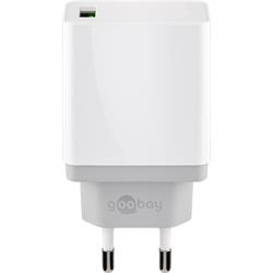 Goobay USB Quick Charger QC 3.0 18 Watt, vit