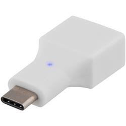 USB-adapter, USB-C™ hane > 2.0 A hona, vit