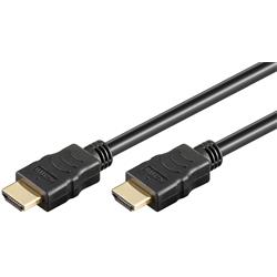 HDMI-kabel, 4K  30 Hz, svart, 15 meter