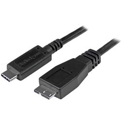 USB 3.1-kabel, USB-C hane > microB hane, 1 meter
