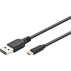 USB 2.0-kabel EASY TWIN, A hane > microB hane, 1 meter