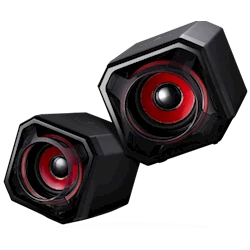 SureFire Gator Eye Gaming högtalare, röd