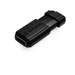 Verbatim USB 2.0-minne PinStripe 8 GB, svart