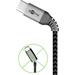 USB 3.0-kabel, USB-C hane till hane, textilspunnen 0.5 m