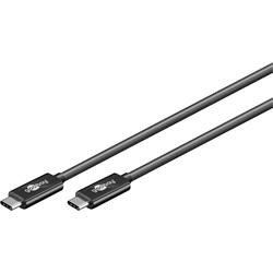 USB 3.1 Gen2-kabel, USB-C > USB-C, 1 meter