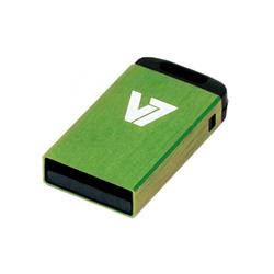 V7 USB 2.0-minne i nano-storlek, 32 GB grön