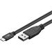 USB 2.0-kabel, USB-C hane till USB 2.0 hane, 0.5 meter