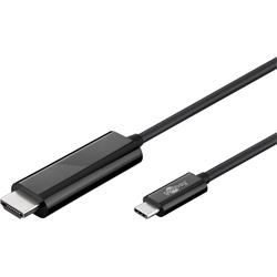 Adapterkabel, USB-C hane till HDMI hane, 1.8 meter