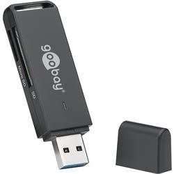 Minneskortläsare, SD och microSD till USB 3.0 A