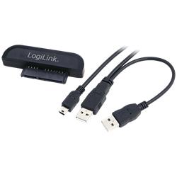 LogiLink USB-adapter, USB 2.0 A hane till SATA 2.5"