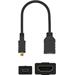 Goobay adapterkabel microHDMI hane till HDMI hona, 15 cm