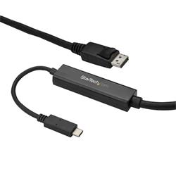 Startech USB-C till DisplayPort-kabel, 4K@60Hz, 3 meter