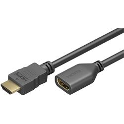 Goobay serie 2.0 HDMI-kabel, hane till hona, 1.5 meter