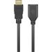 Goobay serie 2.0 HDMI-kabel, hane till hona, 1.5 meter