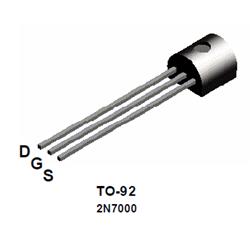 2N2700N, N-kanals FET-transistor, 5-pack