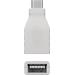 Adapter, USB-C hane till USB 2.0 A hona, vit